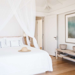 Bedroom at WV MRI, Camaruche, St. Barthelemy