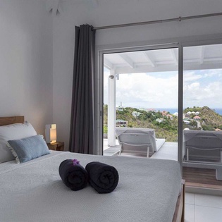 Bedroom at WV RIV, Flamands, St. Barthelemy
