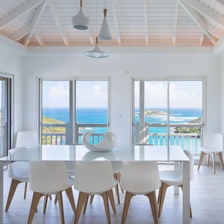 Dining Room at WV MLA, Marigot, St. Barthelemy