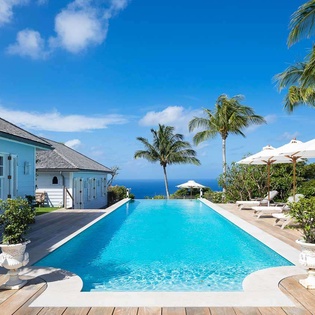 Villa Pool at WV PBO, Colombier, St. Barthelemy