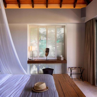 Bedroom at WV LER, Colombier, St. Barthelemy