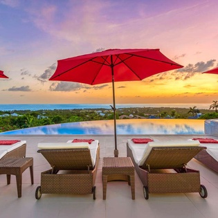 Patio at SXM JUP, Hillside/Terres Basses, St. Martin