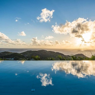 Villa Pool at WV RSD, Vitet, St. Barthelemy
