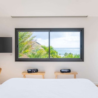 Bedroom at WV CUT, Toiny, St. Barthelemy