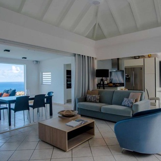 Living Room at WV ALO, Vitet, St. Barthelemy