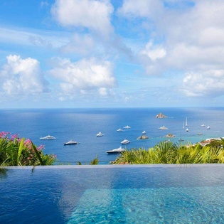 The view from WV VLC, Lurin, St. Barthelemy