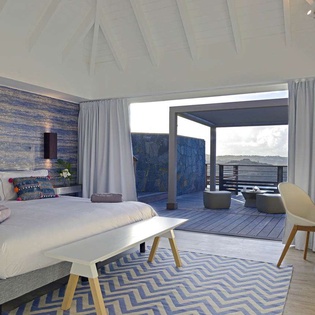 Bedroom at WV LAR, Petit Cul de Sac, St. Barthelemy