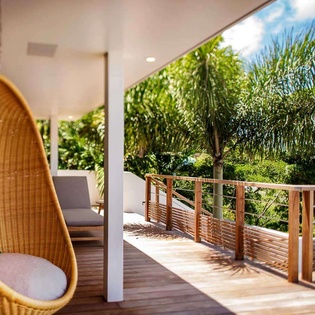Terrace at WV SUM, Pointe Milou, St. Barthelemy