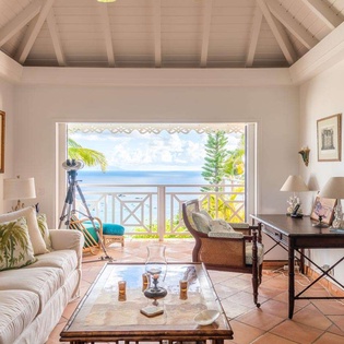 Living Room at WV MGO, Colombier, St. Barthelemy