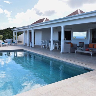 Villa Pool at WV ACR, Vitet, St. Barthelemy