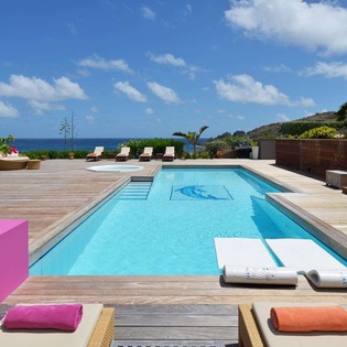 Villa Pool at WV SUN, Petit Cul de Sac, St. Barthelemy