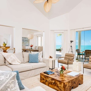 Living Room at TC BRE, Long Bay Beach, Turks & Caicos