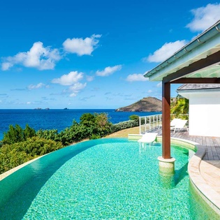 Villa Pool at WV TCK, Flamands Beach, St. Barthelemy
