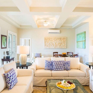 Living Room at IE TAM, Grace Bay Turtle Cove, Turks & Caicos