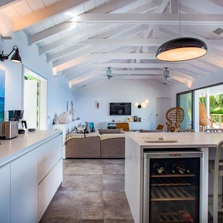 Interior of WV SUM, Pointe Milou, St. Barthelemy
