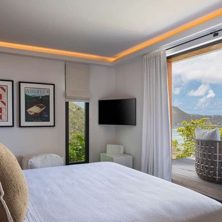 Bedroom at WV CAA, Pointe Milou, St. Barthelemy