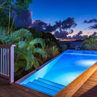 Villa Pool at WV LUZ, Camaruche, St. Barthelemy