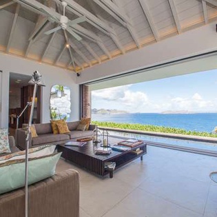 Living Room at WV LOV1, Pointe Milou, St. Barthelemy