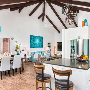 Dining Room at IE BAS, Chalk Sound/Taylors, Turks & Caicos