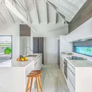 Kitchen at WV RSD, Vitet, St. Barthelemy