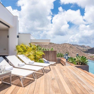 Deck at WV BST, Lurin, St. Barthelemy