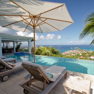 Villa Pool at WV AMI, Lurin, St. Barthelemy