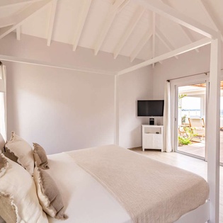 Bedroom at WV APE, St. Jean, St. Barthelemy