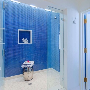 Bathroom at AXA CER, Barnes Bay, Anguilla