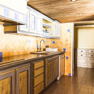 Kitchen at WV KAN, Colombier, St. Barthelemy