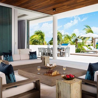 Living Room at TC BCL, Leeward, Turks & Caicos