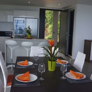 Dining Room at WV CLR, Lorient, St. Barthelemy