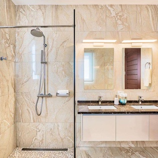 Bathroom at SXM AML, Guana Bay, St. Martin