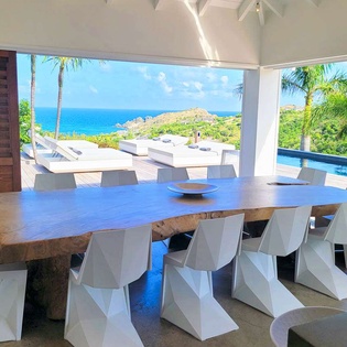Terrace at WV CRK, Petit Cul de Sac, St. Barthelemy