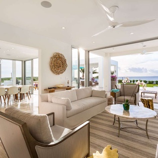 Living Room at AXA KAN, West End, Anguilla