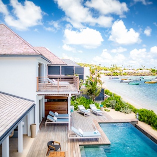 The view from WV BLE, Grand Cul de Sac, St. Barthelemy