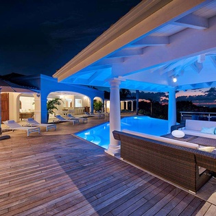 Terrace at PIE HAP, Mt. Choisy, St. Martin