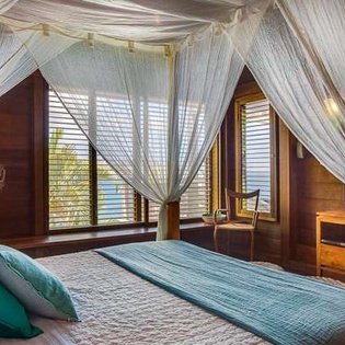 Bedroom at WV AMA, Pointe Milou, St. Barthelemy