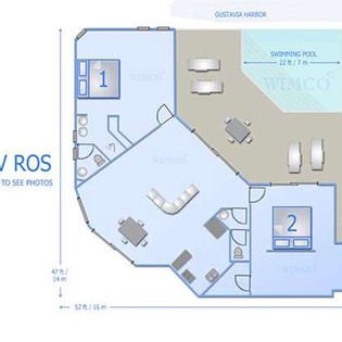 Floorplan of WV ROS, Gustavia, St. Barthelemy