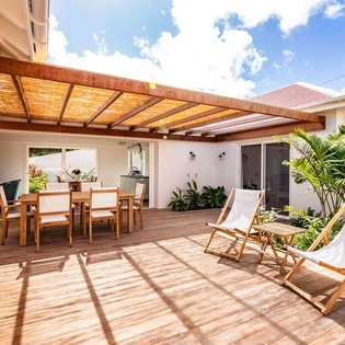 Deck at WV APE, St. Jean, St. Barthelemy