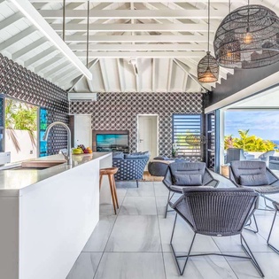 Kitchen at WV RSD, Vitet, St. Barthelemy