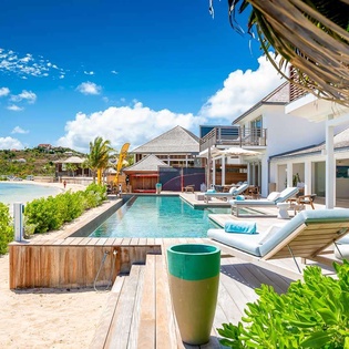 Villa Pool at WV AQA, Grand Cul de Sac, St. Barthelemy