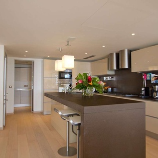 Kitchen at WV FLC, Lurin, St. Barthelemy