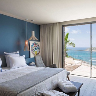 Bedroom at WV FEL, Lorient, St. Barthelemy