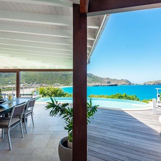 Deck at WV TCK, Flamands Beach, St. Barthelemy