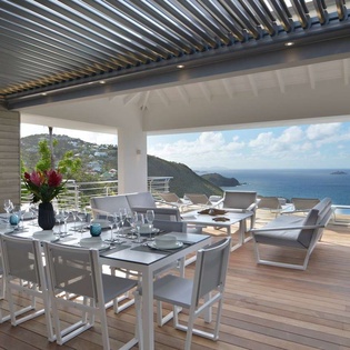 Dining Room at WV TSO, Colombier, St. Barthelemy