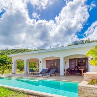 Villa Pool at SXM CAP, Beach Side/Baie Rouge, St. Martin
