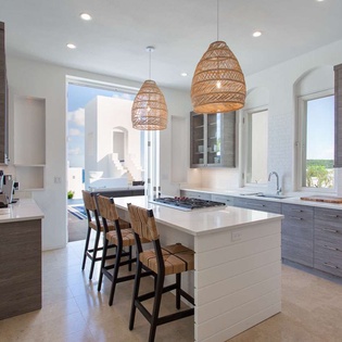 Kitchen at AXA SKY, Long Bay, Anguilla
