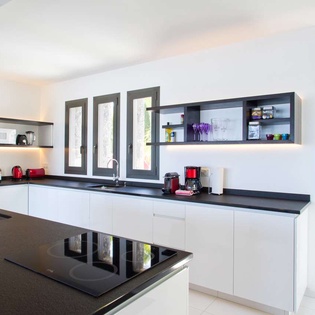 Kitchen at WV BAS, Lorient Beach, St. Barthelemy