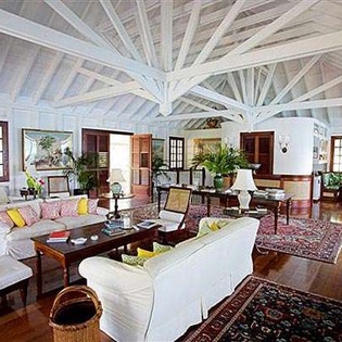 Living Room at DR VILLA, Gustavia, St. Barthelemy