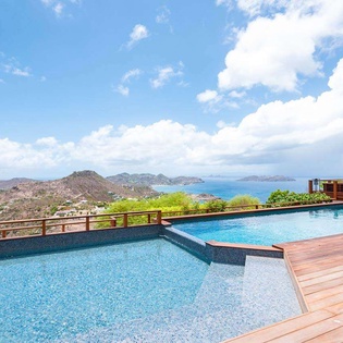 Villa Pool at WV JAB, Petite Saline, St. Barthelemy